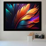 Feathers Colorful Wall Art Framed Art Prints Wall Decor - Painting Art,Framed Picture,For Sale, Ready to hang