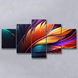 Feathers Colorful Wall Art Large Canvas Prints Multi Panels Wall Art Prints Home Decor