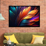 Feathers Colorful Wall Art Framed Art Prints Wall Decor - Painting Art,Framed Picture,For Sale, Ready to hang