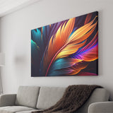Feathers Colorful Wall Art Landscape Canvas Prints Wall Art Home Decor - Painting Canvas, Ready to hang