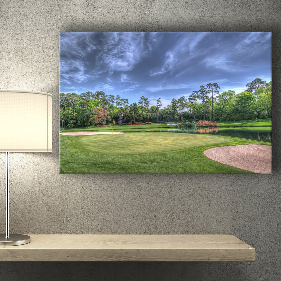 Field Golf Course Trees Landscape Canvas Prints Wall Art - Painting Canvas, Art Prints, Wall Decor
