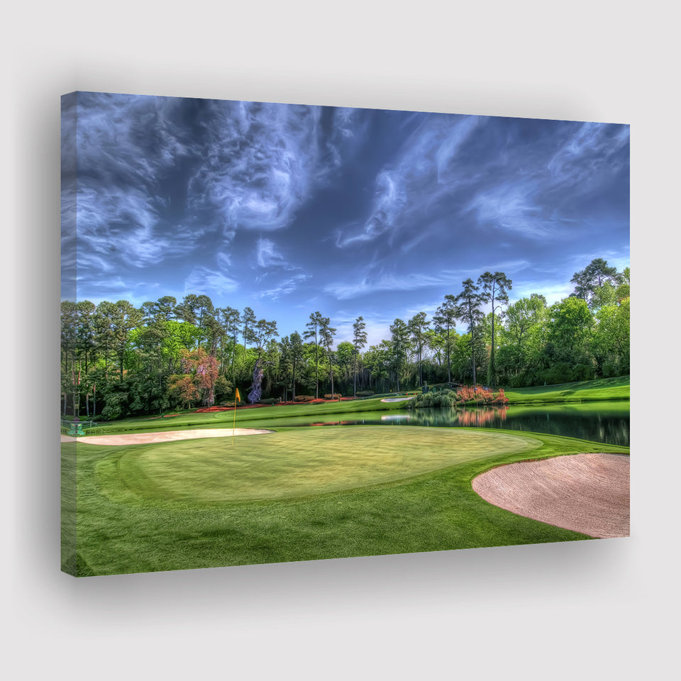 Field Golf Course Trees Landscape Canvas Prints Wall Art - Painting Canvas, Art Prints, Wall Decor