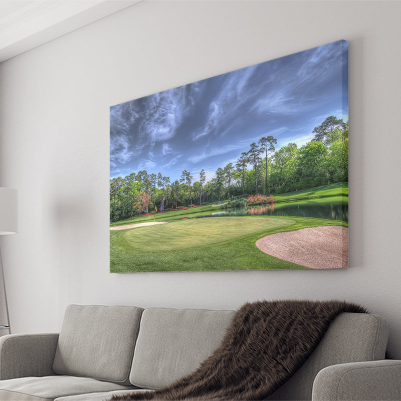 Field Golf Course Trees Landscape Canvas Prints Wall Art - Painting Canvas, Art Prints, Wall Decor