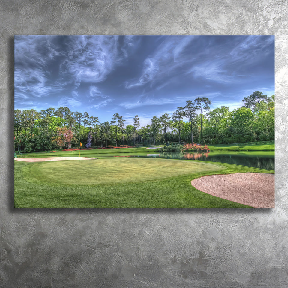 Field Golf Course Trees Landscape Canvas Prints Wall Art - Painting Canvas, Art Prints, Wall Decor