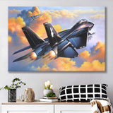 Fighter Jet Play Boy War Airplane Canvas Prints Wall Art Decor - Painting Canvas, Art Prints, Ready to Hang