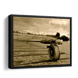 Fly Fishing Riverside And Scenic Framed Canvas Wall Art - Canvas Prints, Prints For Sale, Painting Canvas,Framed Prints
