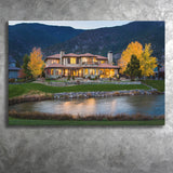 Genoa Lakes Ranch Golf Course Light Night, Golf Art Print, Golf Lover, Canvas Prints Wall Art Decor