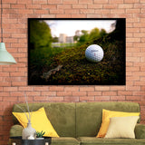 Golf Ball In Dirt Framed Art Prints Wall Art Decor - Painting Prints, Framed Picture