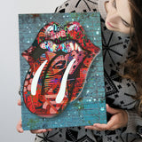 Graffiti Kiss Canvas Prints Wall Art - Painting Canvas, Home Wall Decor, Prints for Sale, Painting Art
