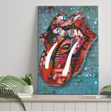 Graffiti Kiss Canvas Prints Wall Art - Painting Canvas, Home Wall Decor, Prints for Sale, Painting Art