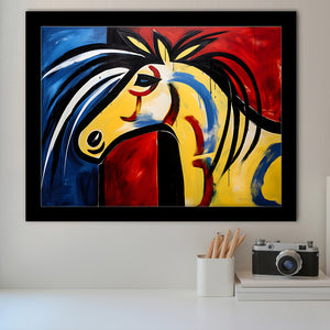 Horse Simple Art Unique Luxury Art Framed Art Prints Wall Decor, Painting Art, Framed Picture