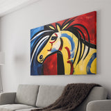Horse Simple Art Unique Luxury Art Canvas Prints Wall Art Home Decor, Painting Canvas, Living Room Wall Decor
