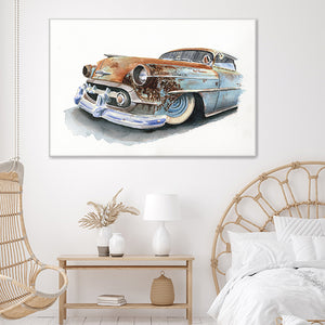 Hot Rod Canvas Wall Art - Canvas Prints, Prints For Sale, Painting Canvas,Canvas On Sale