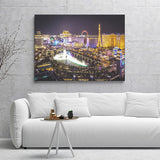Las Vegas Citys Night To Trips Canvas Wall Art - Canvas Prints, Prints for Sale, Canvas Painting, Canvas On Sale