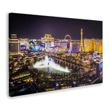 Las Vegas Citys Night To Trips Canvas Wall Art - Canvas Prints, Prints for Sale, Canvas Painting, Canvas On Sale