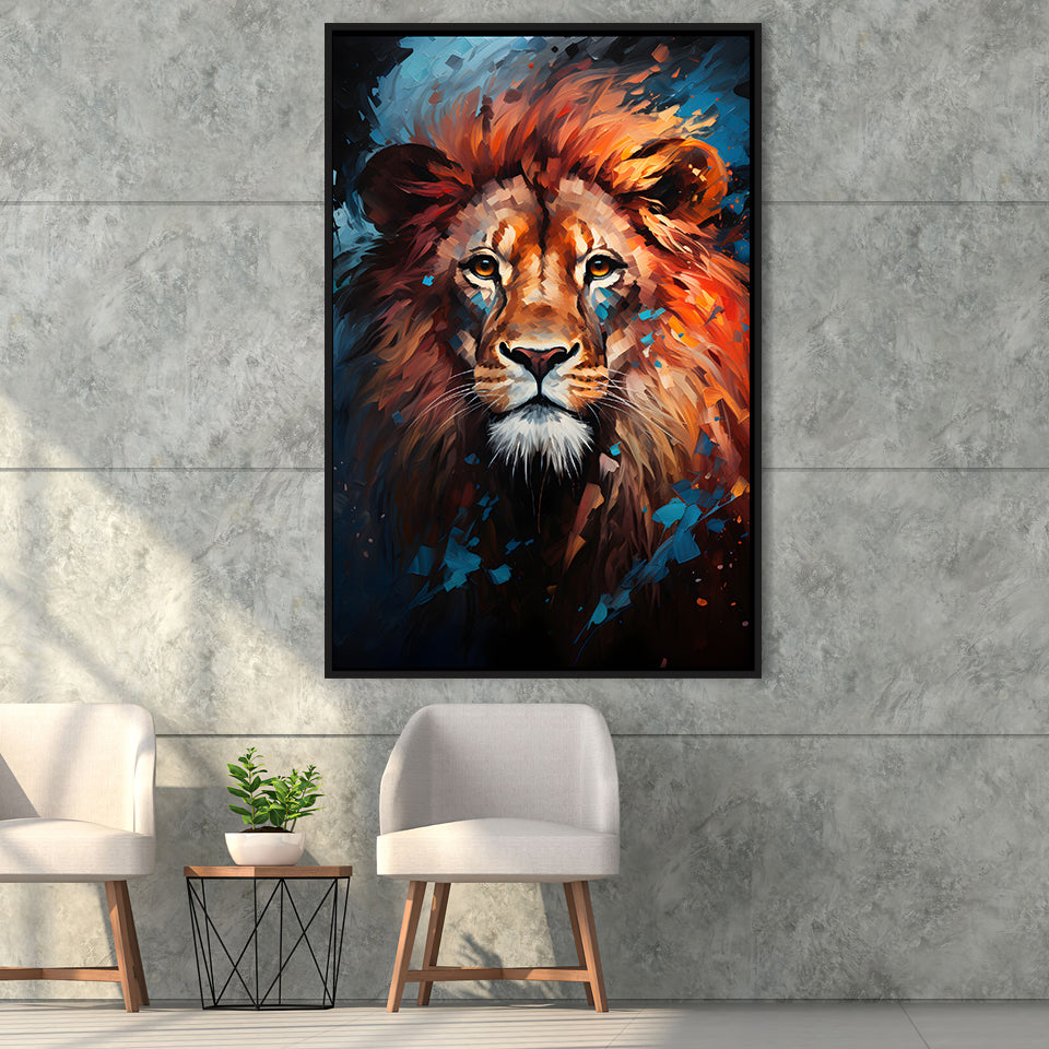 5 Pieces Lion Picture Canvas Handmade Oil Painting on Canvas Pre Drawn  Canvas to Paint for Adults - China Canvas Art and 5 Panel Wall Art price