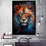 Lion King Colorful Framed Art Prints Wall Decor, Painting Art, Framed Picture