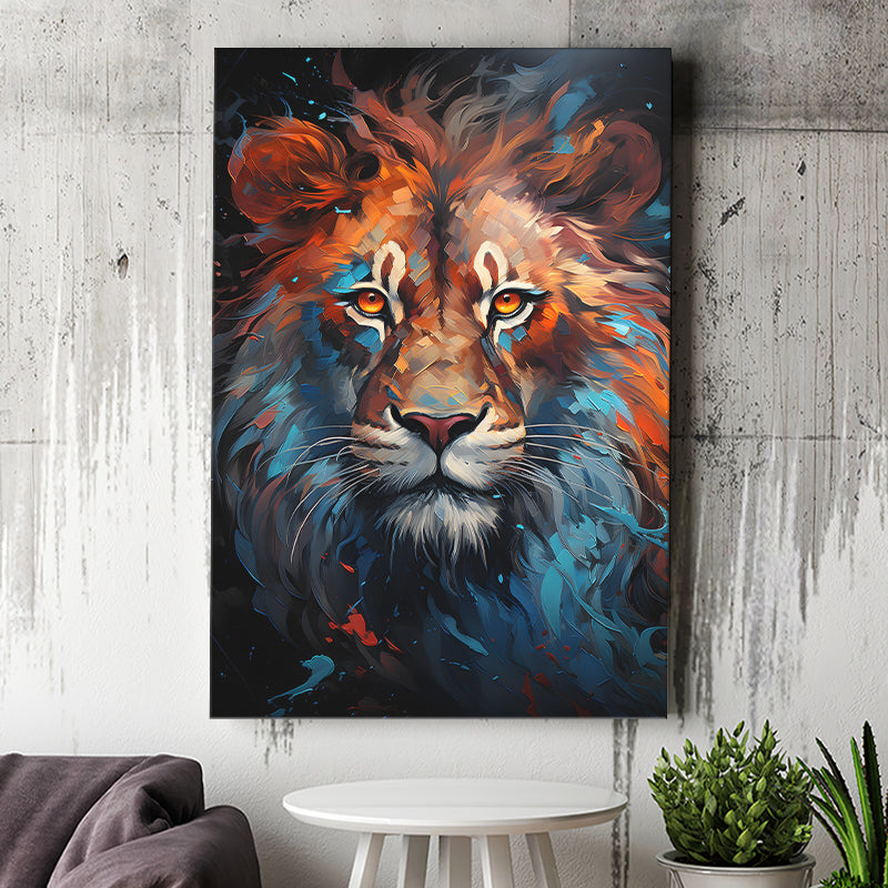 Lion King Colorful Canvas Prints Wall Art Home Decor, Painting Canvas, Living Room Wall Decor