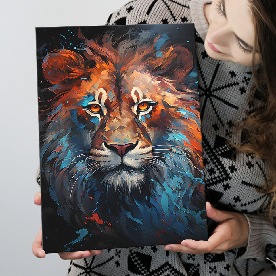Lion King Colorful Canvas Prints Wall Art Home Decor, Painting Canvas, Living Room Wall Decor