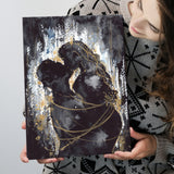 Love Hugs Of Man And Woman Canvas Prints Wall Art - Painting Canvas, Home Wall Decor, Painting Prints, For Sale