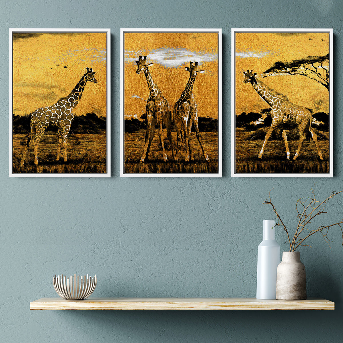 giraffe pictures framed