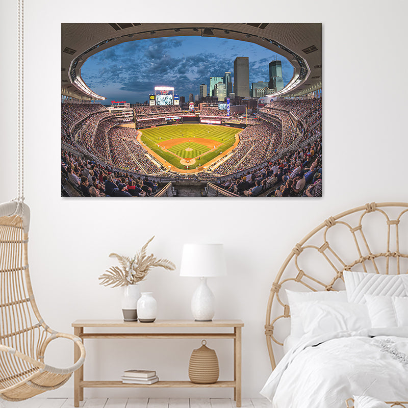 Minnesota Twins Target Field Baseball Stadium Canvas Wall Art - Canvas Prints, Prints for Sale, Canvas Painting, Canvas on Sale