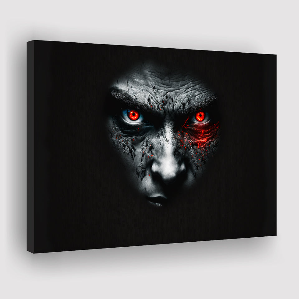 Monter With Red Eye Landscape Canvas Prints Wall Art Home Decor - Painting Canvas, Ready to hang