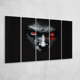 Monter With Red Eye Extra Large Canvas Prints Multi Panels B Wall Art Prints Home Decor