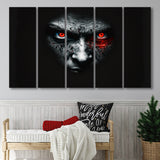 Monter With Red Eye Extra Large Canvas Prints Multi Panels B Wall Art Prints Home Decor