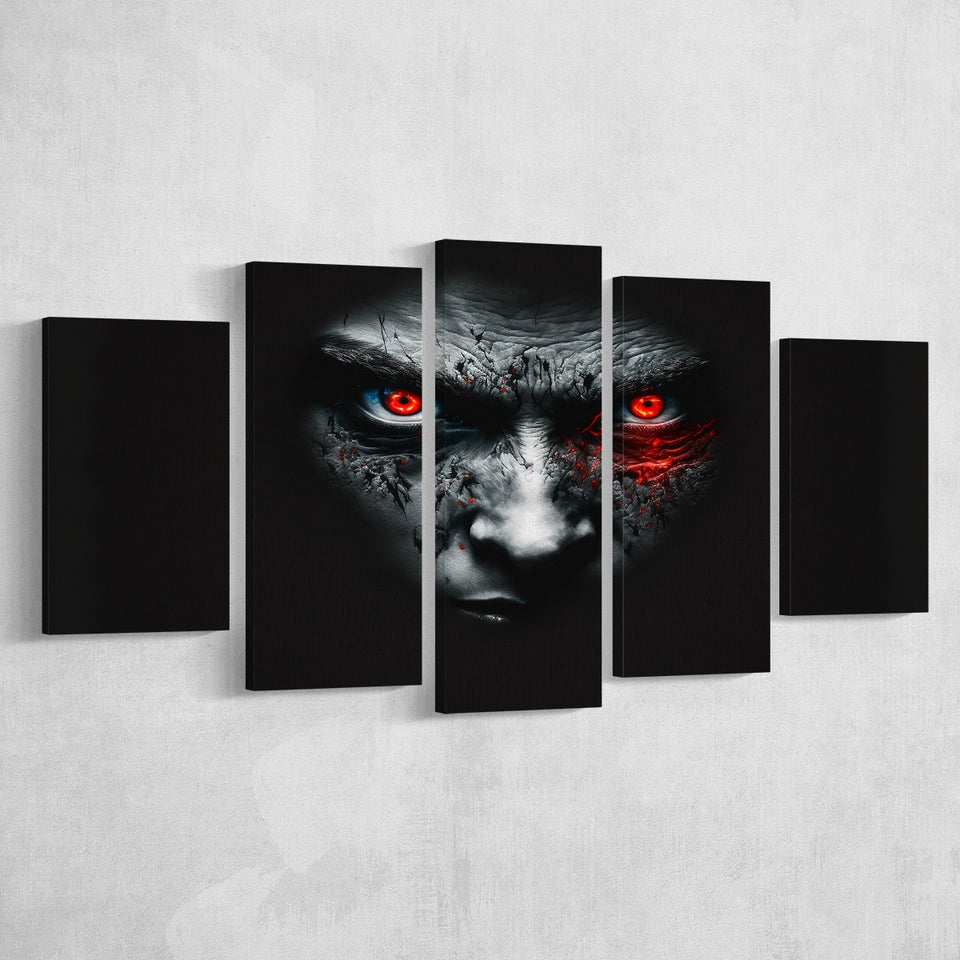 Monter With Red Eye Large Canvas Prints Multi Panels Wall Art Prints Home Decor
