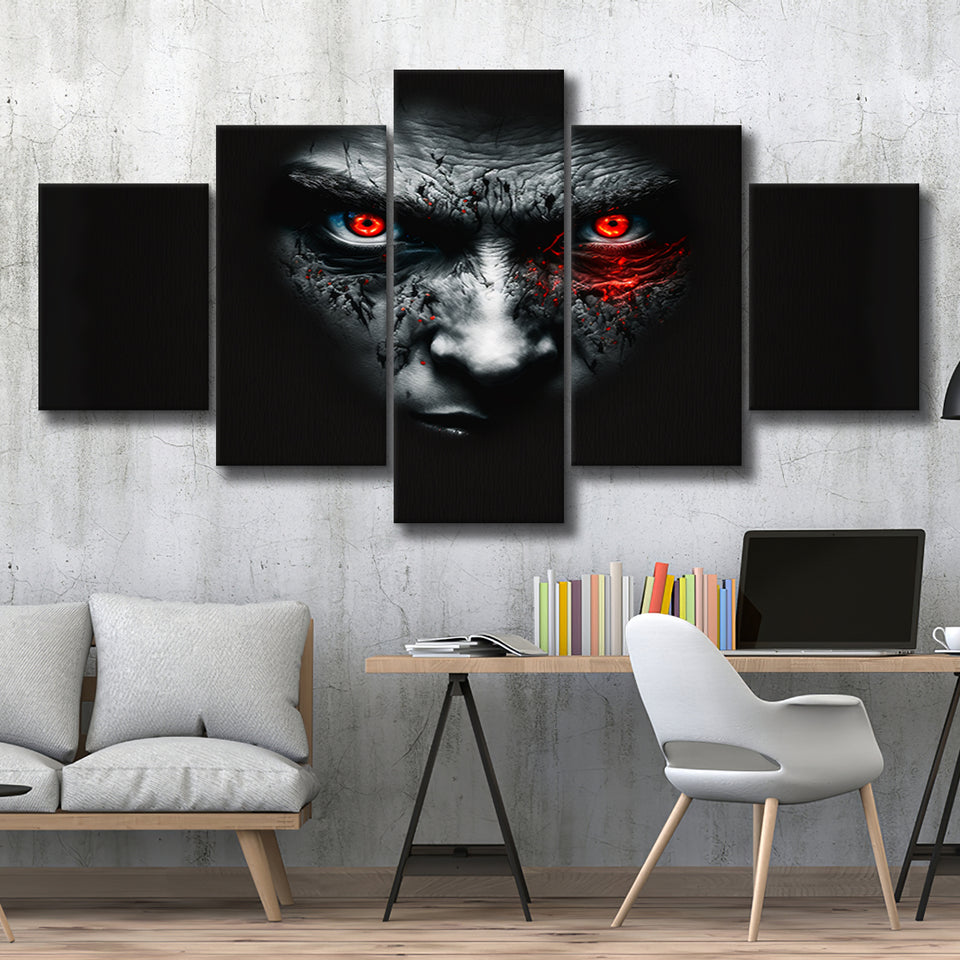 Monter With Red Eye Large Canvas Prints Multi Panels Wall Art Prints Home Decor