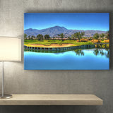 Mountains And Golf Course Canvas Prints Wall Art - Painting Canvas, Art Prints, Wall Decor
