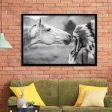 Native American Headdress Girls Framed Art Prints Wall Decor - Painting Prints,Wall Art, Framed Picture,For Sale
