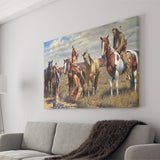 Native Americans Horse John Fawcett Canvas Prints Wall Art - Painting Canvas, Painting Prints, Home Wall Decor, For Sale