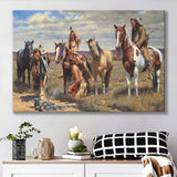 Native Americans Horse John Fawcett Canvas Prints Wall Art - Painting Canvas, Painting Prints, Home Wall Decor, For Sale