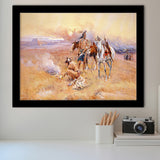 Native American Living Framed Art Prints Wall Decor - Painting Prints,Wall Art, Framed Picture,For Sale