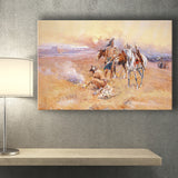 Native American Living Canvas Prints Wall Art - Painting Canvas,Wall Decor, Painting Prints,For Sale