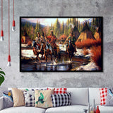 Native American Indian Western Framed Art Prints Wall Decor - Painting Prints,Framed Picture, Home Decor, For Sale