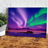 Northern Lights Aurora Borealis Night Canada Canvas Wall Art - Canvas Prints, Prints For Sale, Painting Canvas,Canvas On Sale
