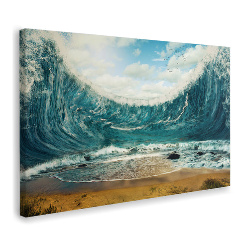 Ocean Hight Waves Canvas Wall Art - Canvas Prints, Prints For Sale, Painting Canvas,Canvas On Sale