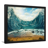 Ocean Hight Waves Framed Art Prints - Framed Prints, Prints For Sale, Painting Prints,Wall Art Decor