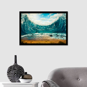 Ocean Hight Waves Framed Art Prints - Framed Prints, Prints For Sale, Painting Prints,Wall Art Decor