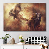 Owl Fantasy Girl Animals Fantasy Art Native Americans Canvas Prints Wall Art - Painting Canvas, Painting Prints, Home Wall Decor, For Sale