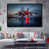 Panavia Tornado War Airplane Craft Framed Canvas Prints Wall Art Decor - Painting Canvas, Black Framed Picture