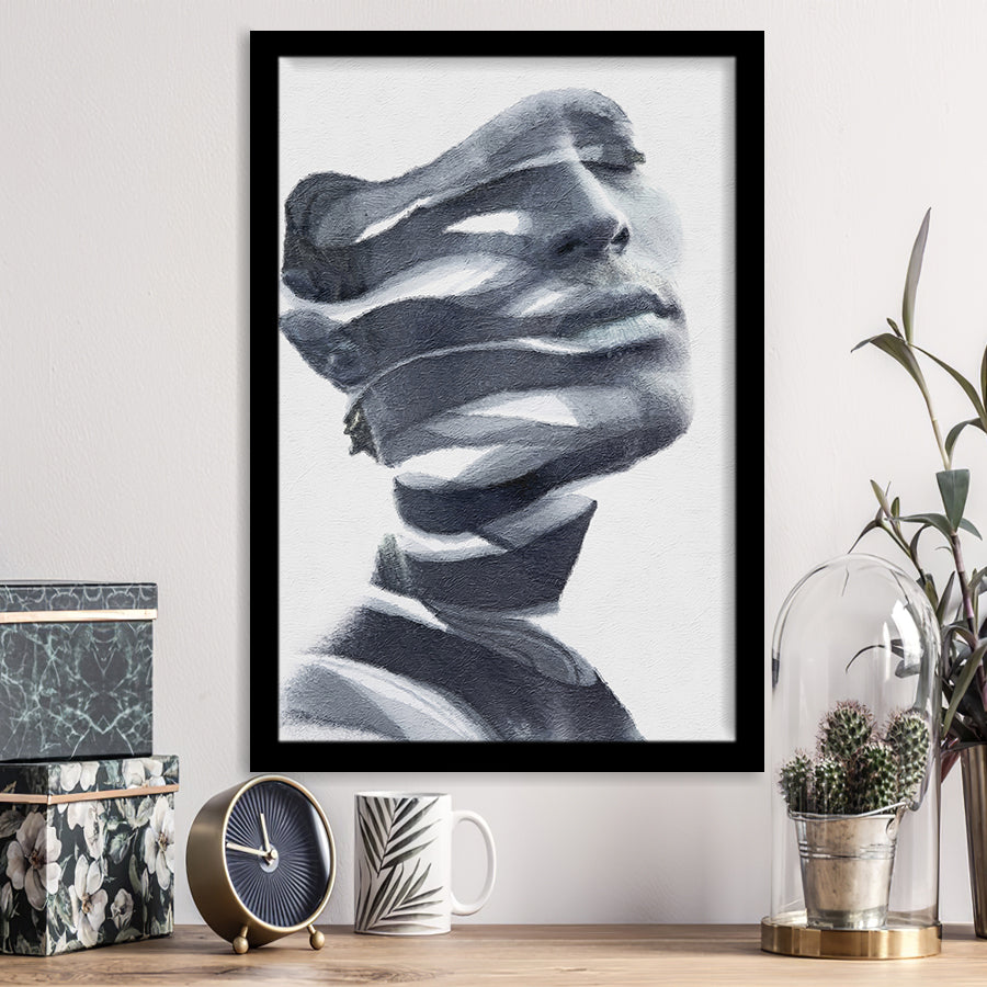Peeling Away Layers His Flawless Skin Framed Art Prints Wall Decor, Framed Picture, Large Picture