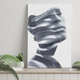 Peeling Away Layers His Flawless Skin Canvas Prints Wall Art, Home Living Room Decor, Large Canvas