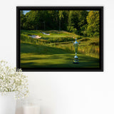 Pga Championship Wanamaker Trophy Framed Canvas Prints Wall Art - Painting Canvas, Floating Frame, Wall Decor