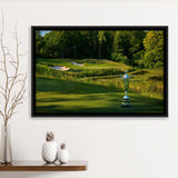 Pga Championship Wanamaker Trophy Framed Canvas Prints Wall Art - Painting Canvas, Floating Frame, Wall Decor