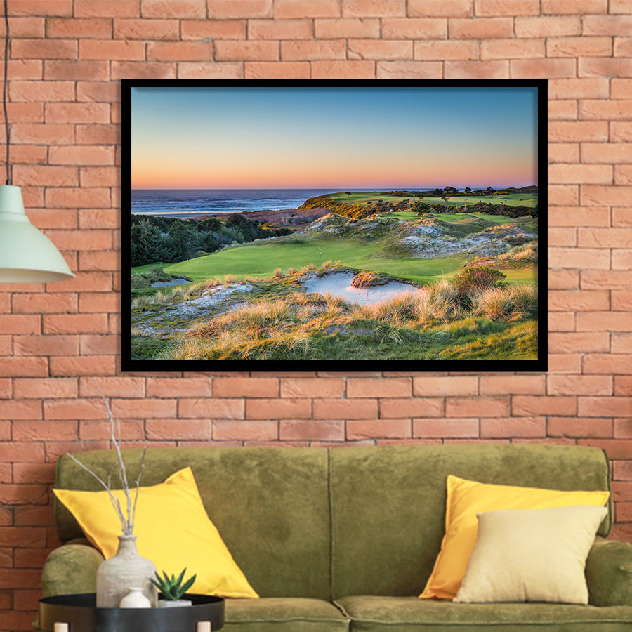 Planning A Trip To Bandon Dunes Golf Resort, Golf Sport Print, Golf Lover, Framed Art Prints Home Decor