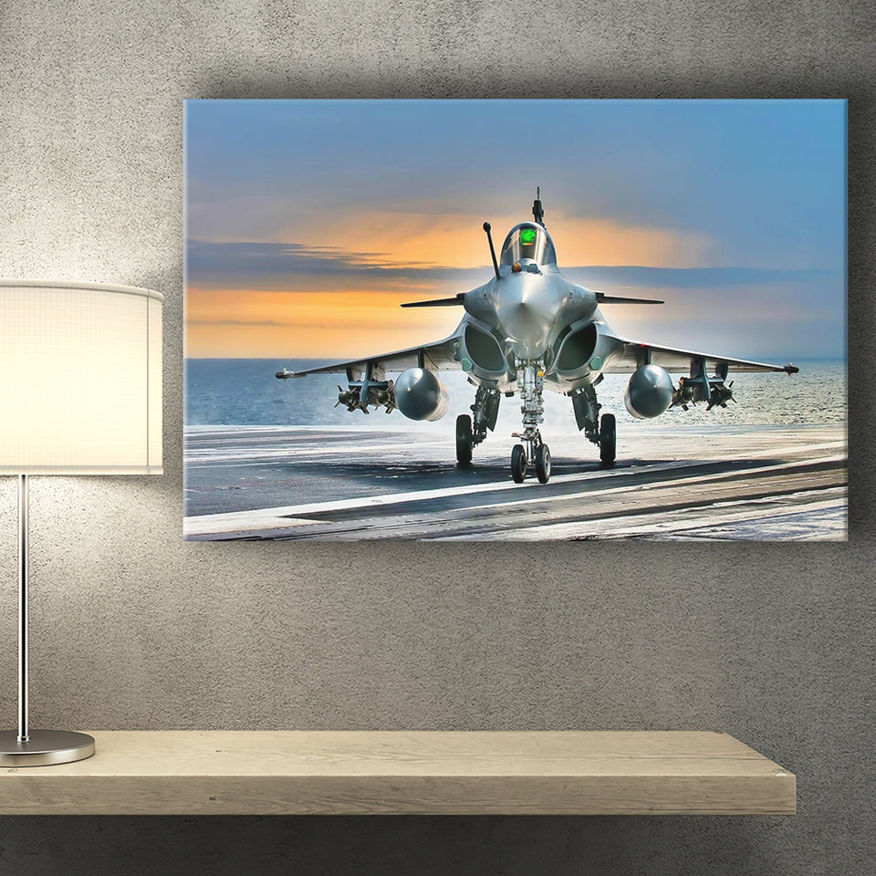 Rafale Fighter Jet Military Airplane Plane Fighter 17 Canvas Prints Wall Art Decor - Painting Canvas, Art Prints, Ready to Hang